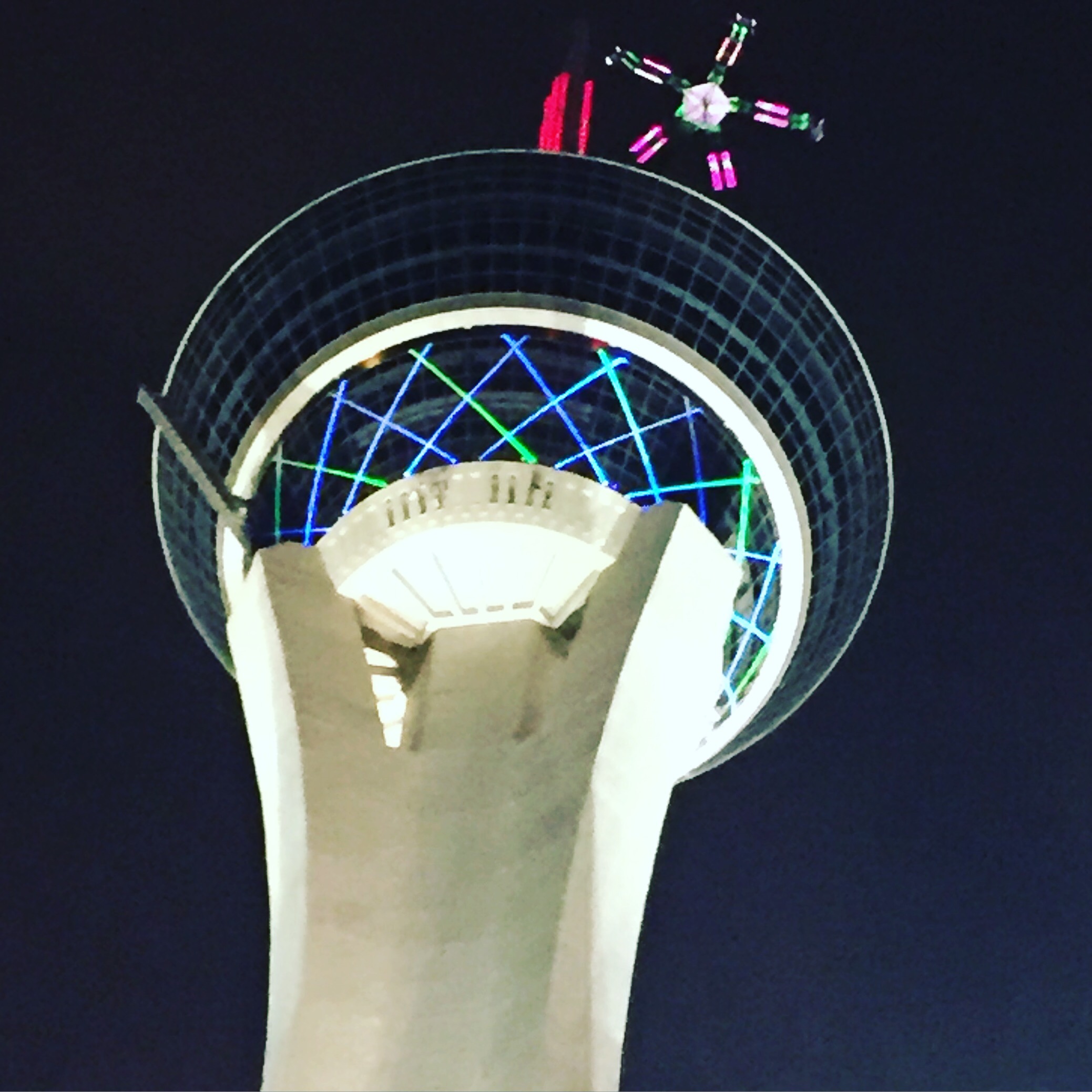 Stratosphere at night