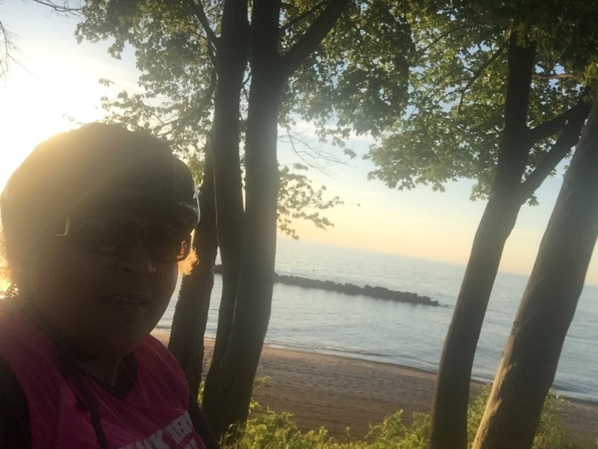 Silhouette at Euclid Beach